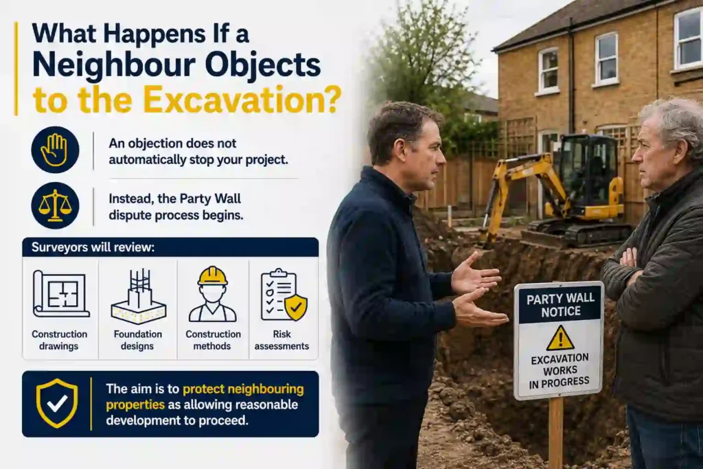 The Complete Guide to Section 6 Excavation Notices 3 What Happens If a Neighbour Objects to the Excavation Tonbridge
